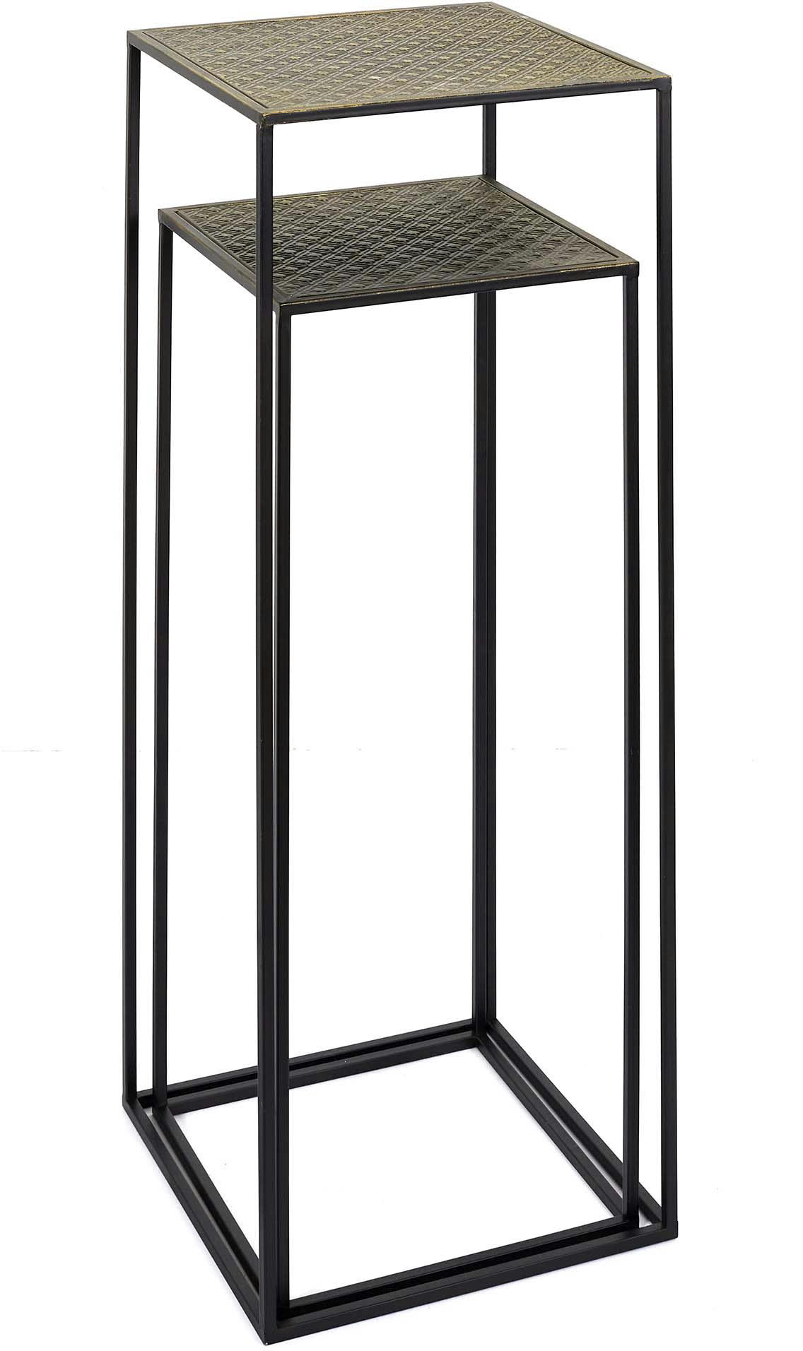 - Sellette en métal martelé mirage (lot de 2)