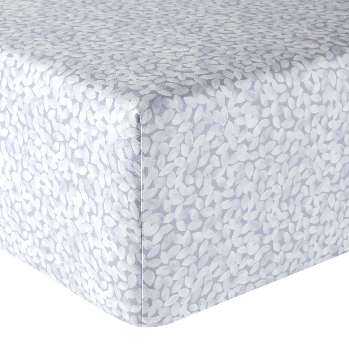 RUBAN - Drap housse percale bleu clair 90x190 cm