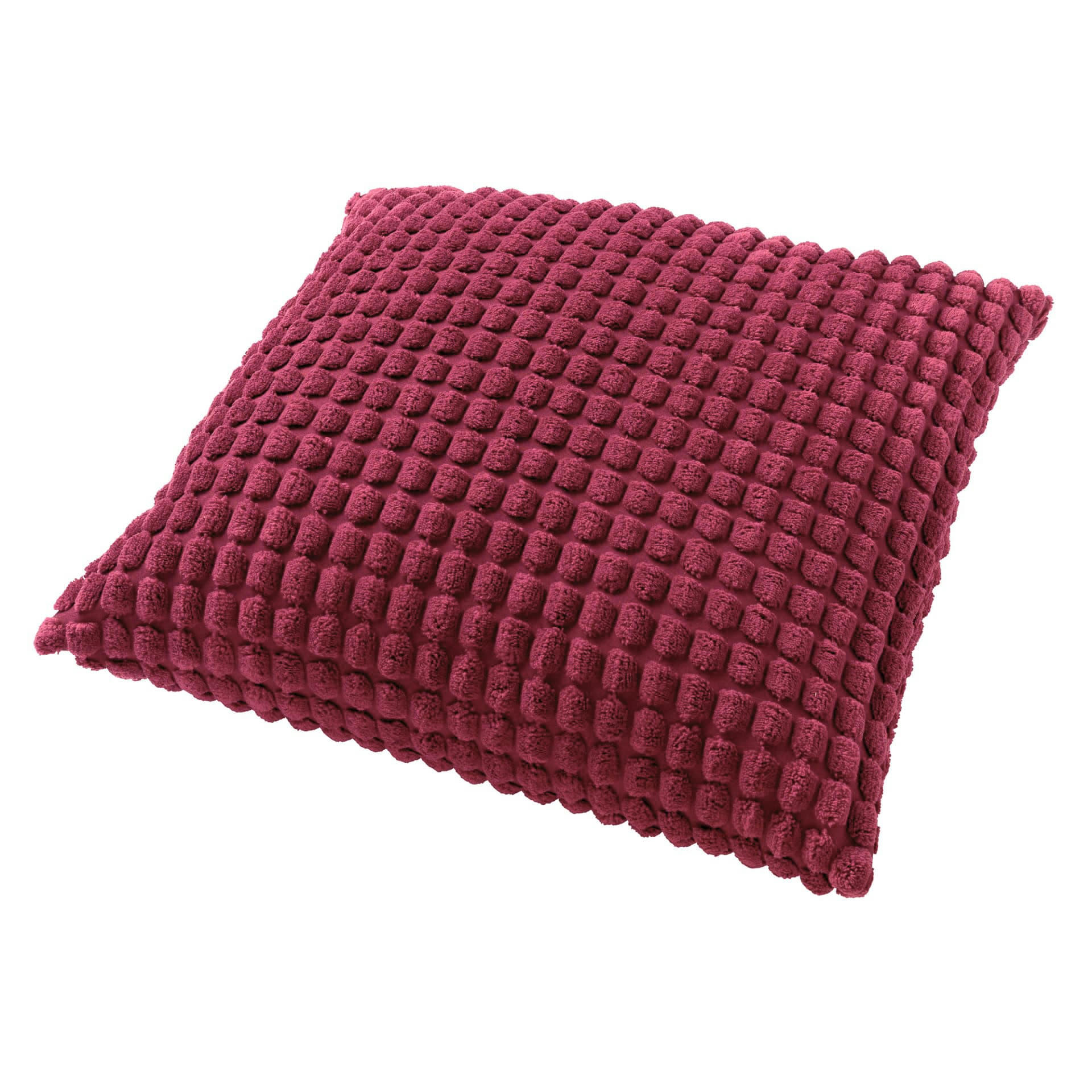 - Housse de coussin rouge en velours-45x45 cm uni