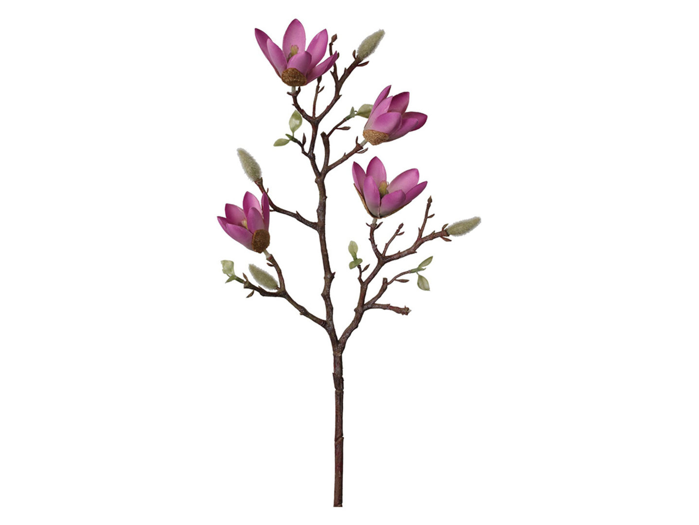 Magnolia gałązka 59 cm różowa