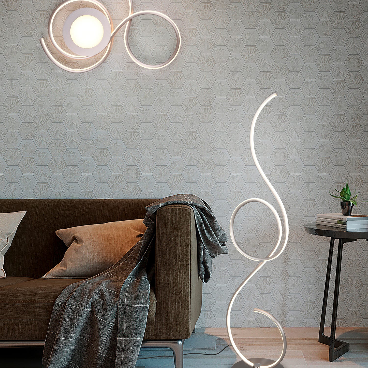 Plafoniera LED bianca Jive Trio