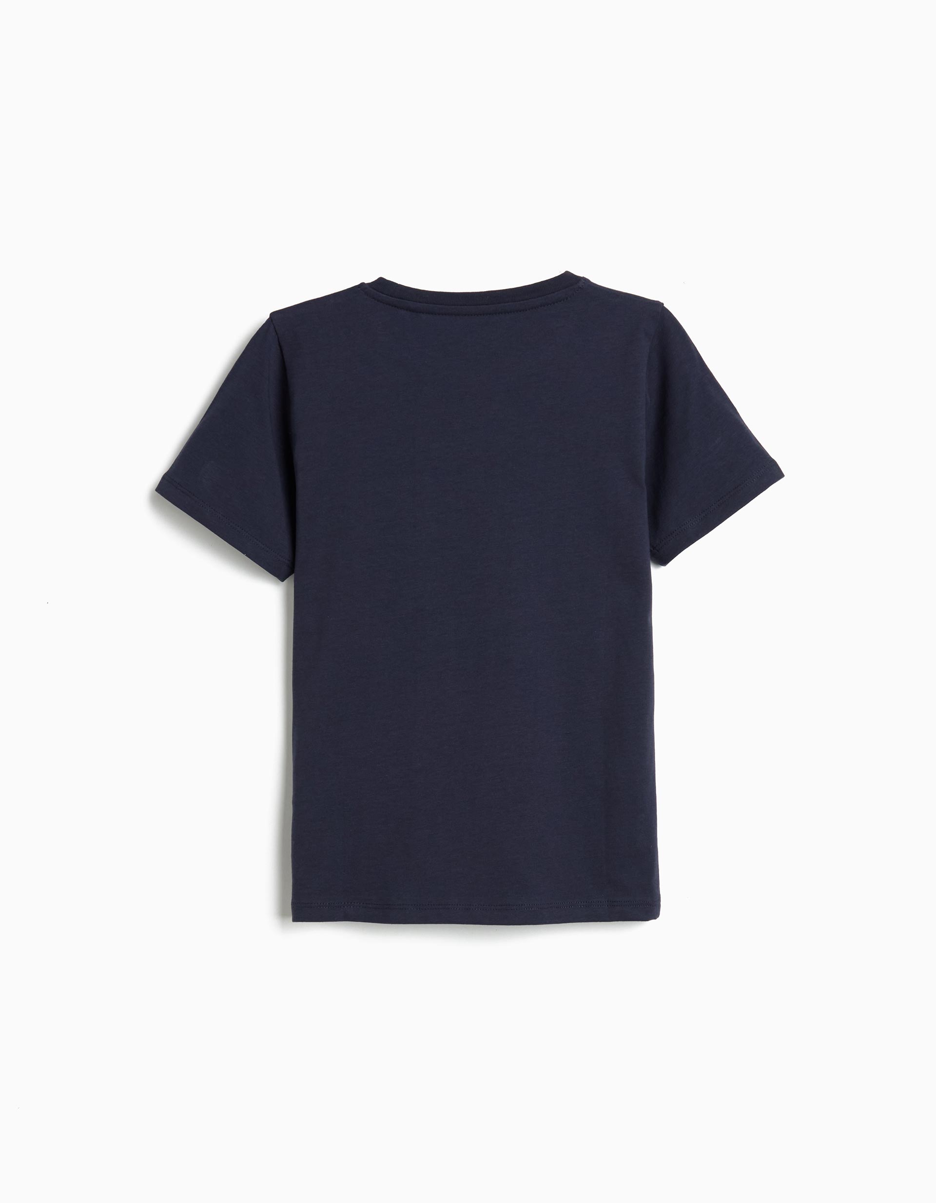 T-shirt Estampada, Menino, Azul Escuro