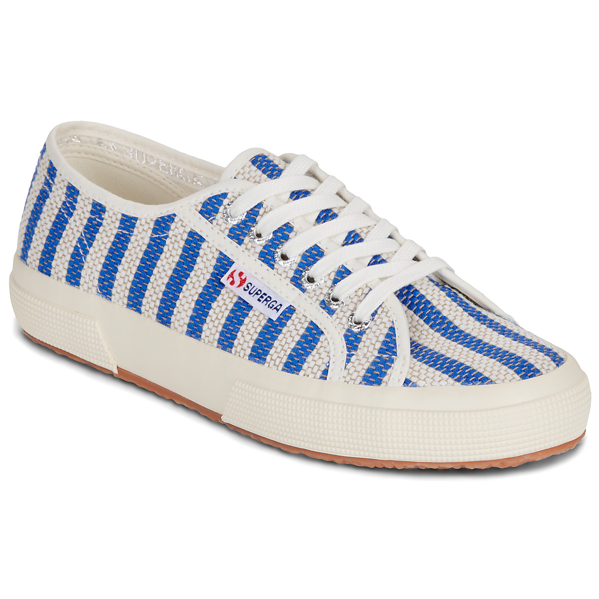 Superga - 2750 COTTON STRIPES - Blue / White