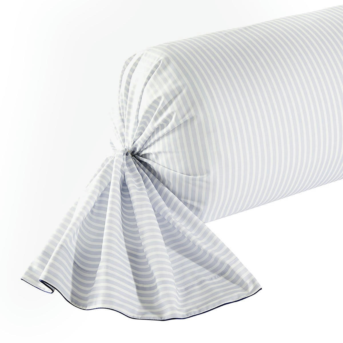 PASSÉ PRÉSENT - Taie de traversin coton blanc 43x210 cm