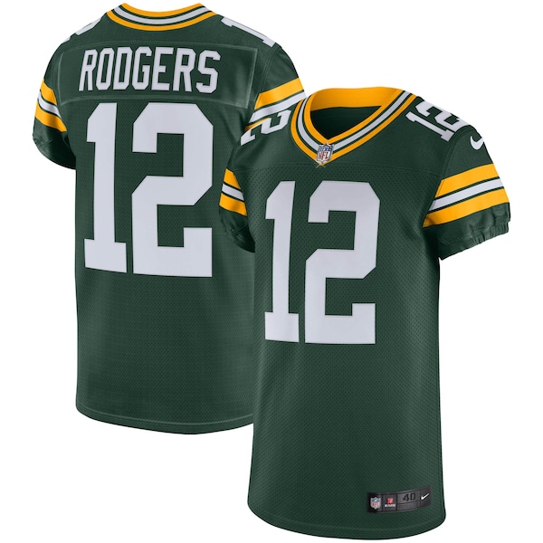 Aaron Rodgers Green Bay Packers Nike Vapor Elite Jersey - Green/White