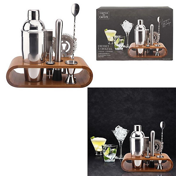 Coffret à cocktail 7 pièces en Inox - La chaise longue