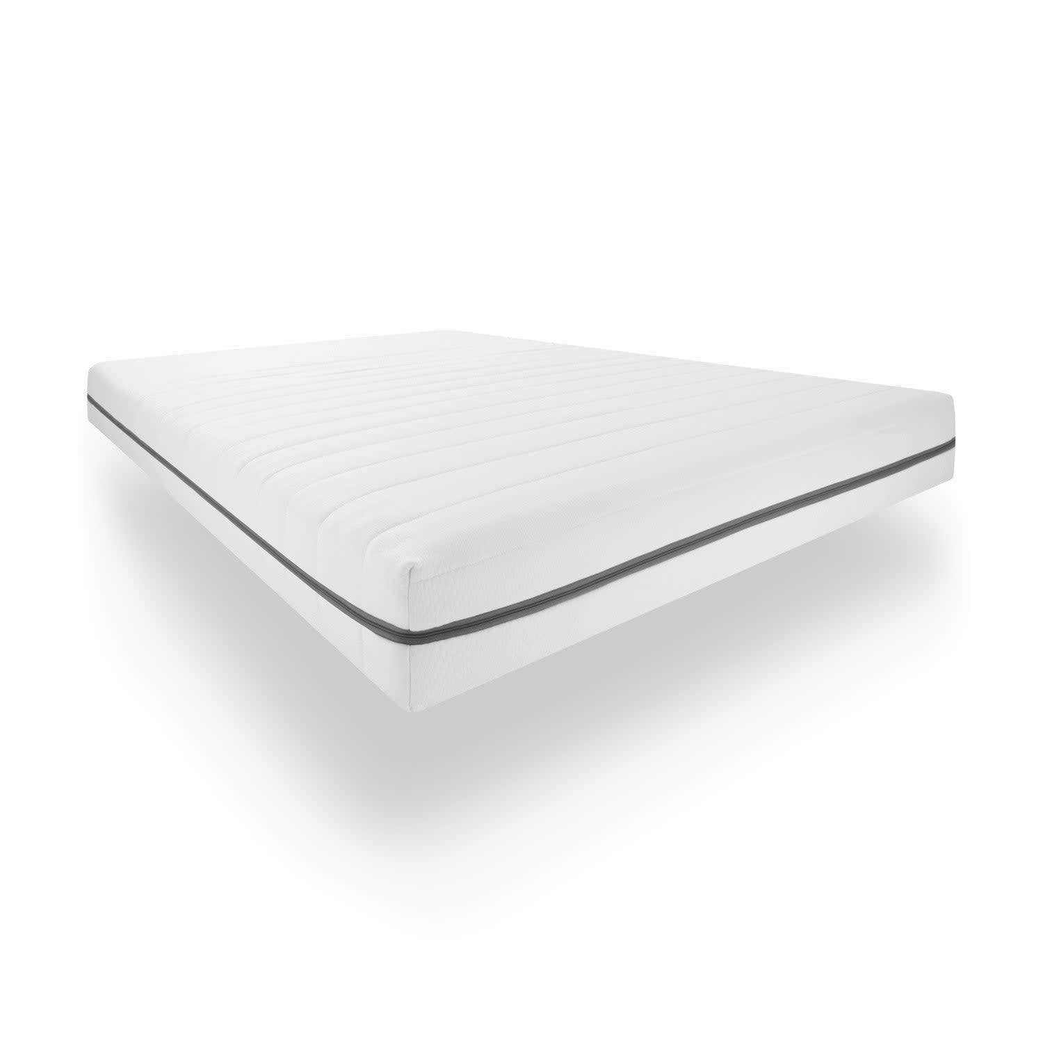 - Matelas soutien ferme et housse lavable 200x200 cm épaisseur 16 cm