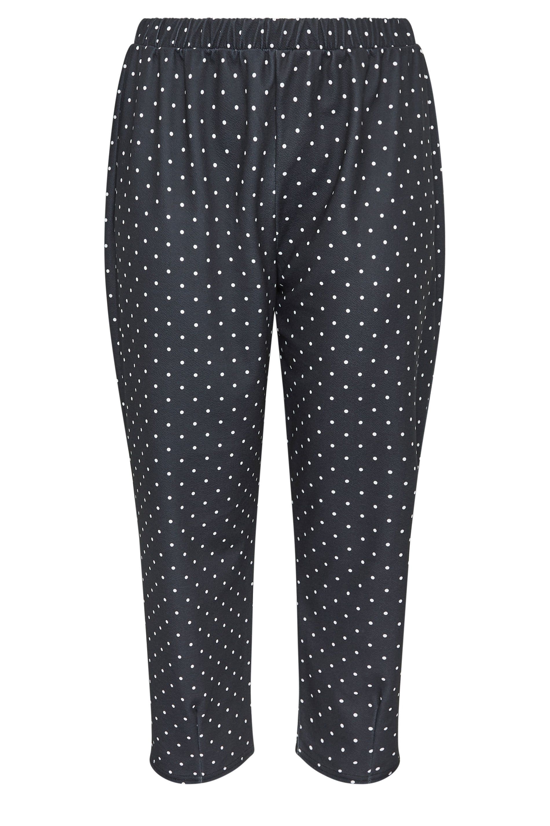 Yours Polka Dot Barrel Trousers