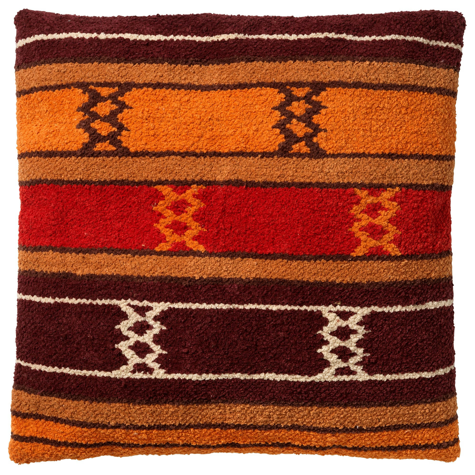 KELIM KIAN - Housse de coussin rouge doux-45x45 cm unique