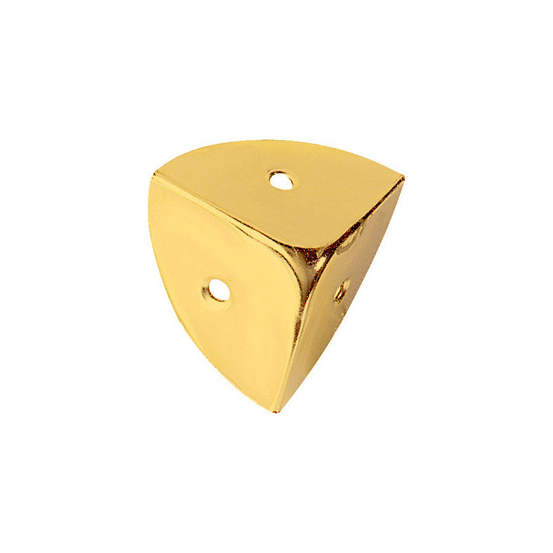 Coin de renfort pour malle en laiton 30 x 30 mm 4 pièces TEKNIBOX