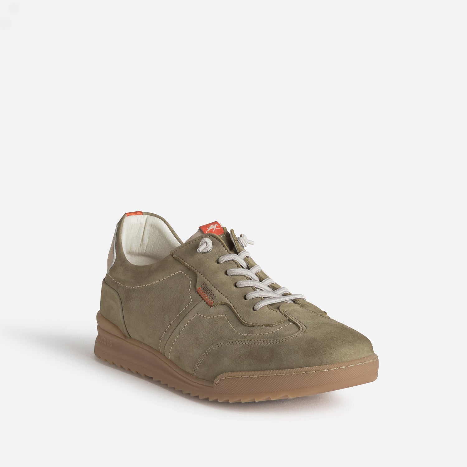 Tennis FLUCHOS kaki cuir nubuck