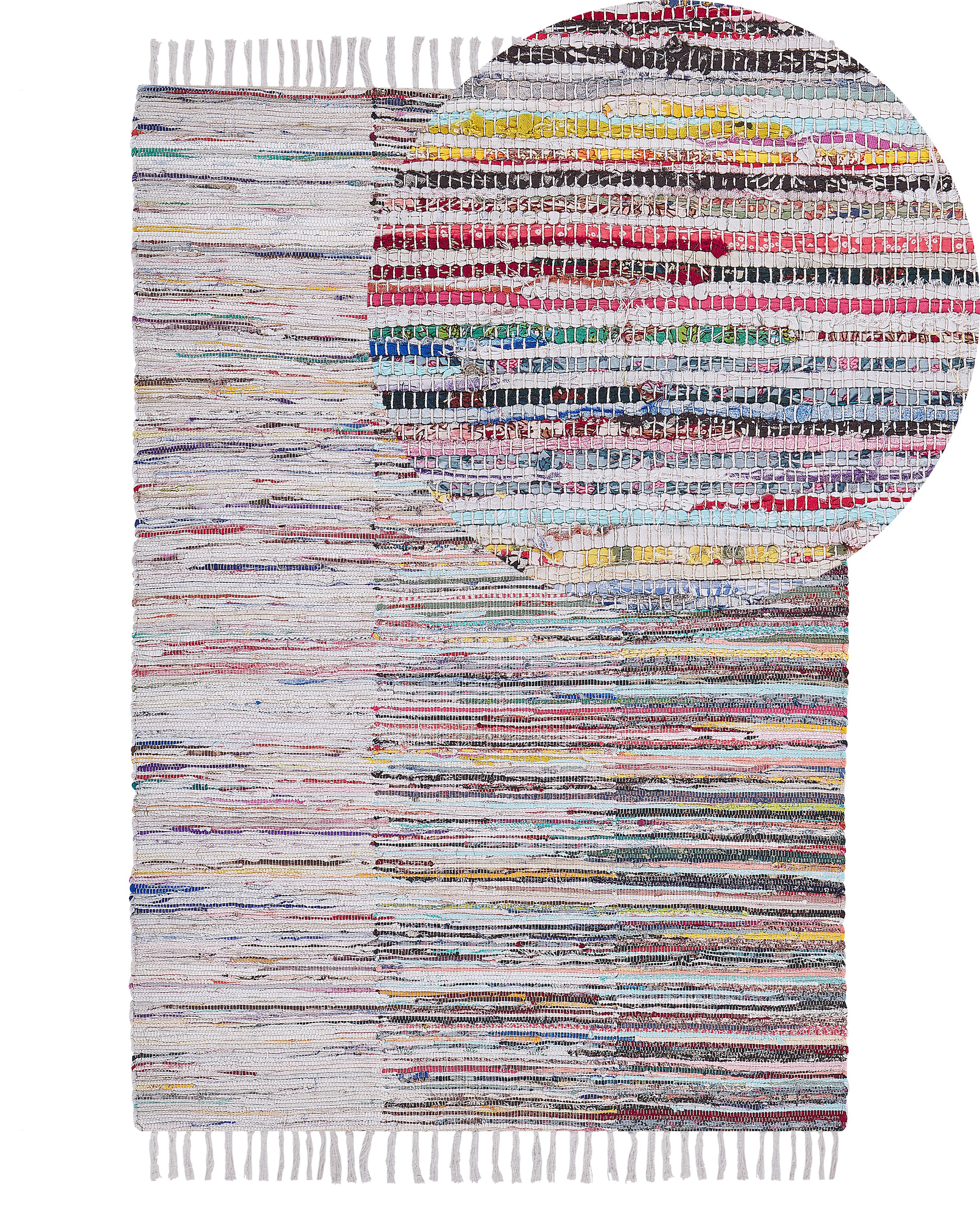 Rug MERSIN Multicolour 140 x 200 cm Cotton