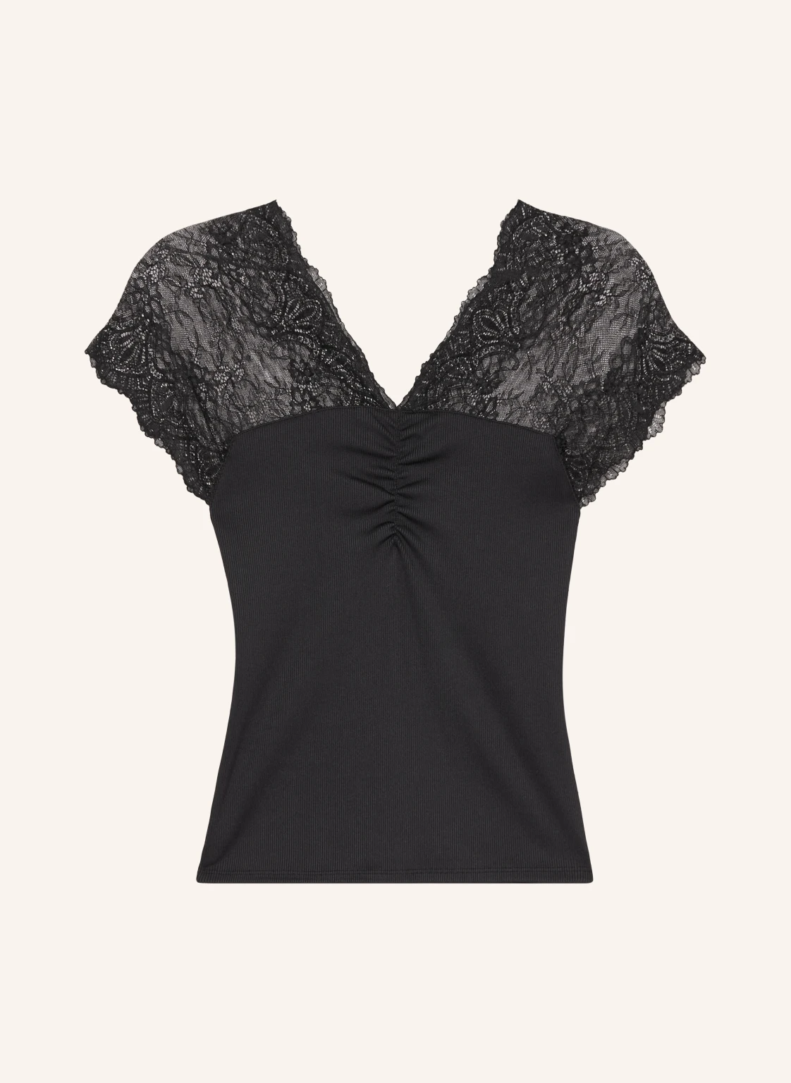 maje Blusenshirt mit Spitze