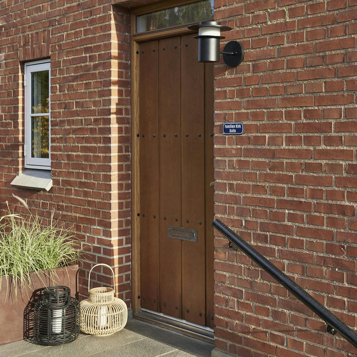 RESERVOIR - Lanterne en bambou noir (x2)