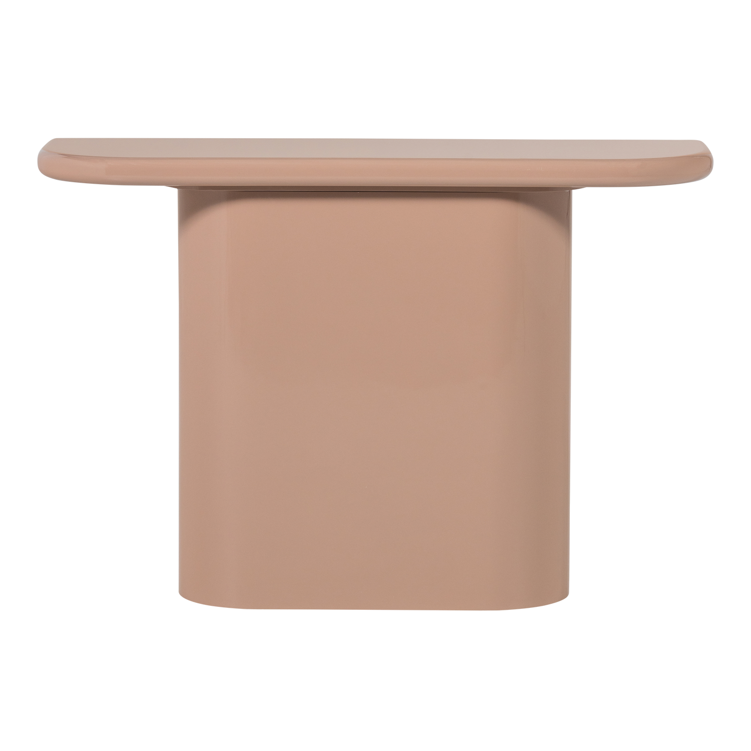 WOOOD bijzettafel Nocta - Hout - Hoogglans Lichtroze - 81x120x30