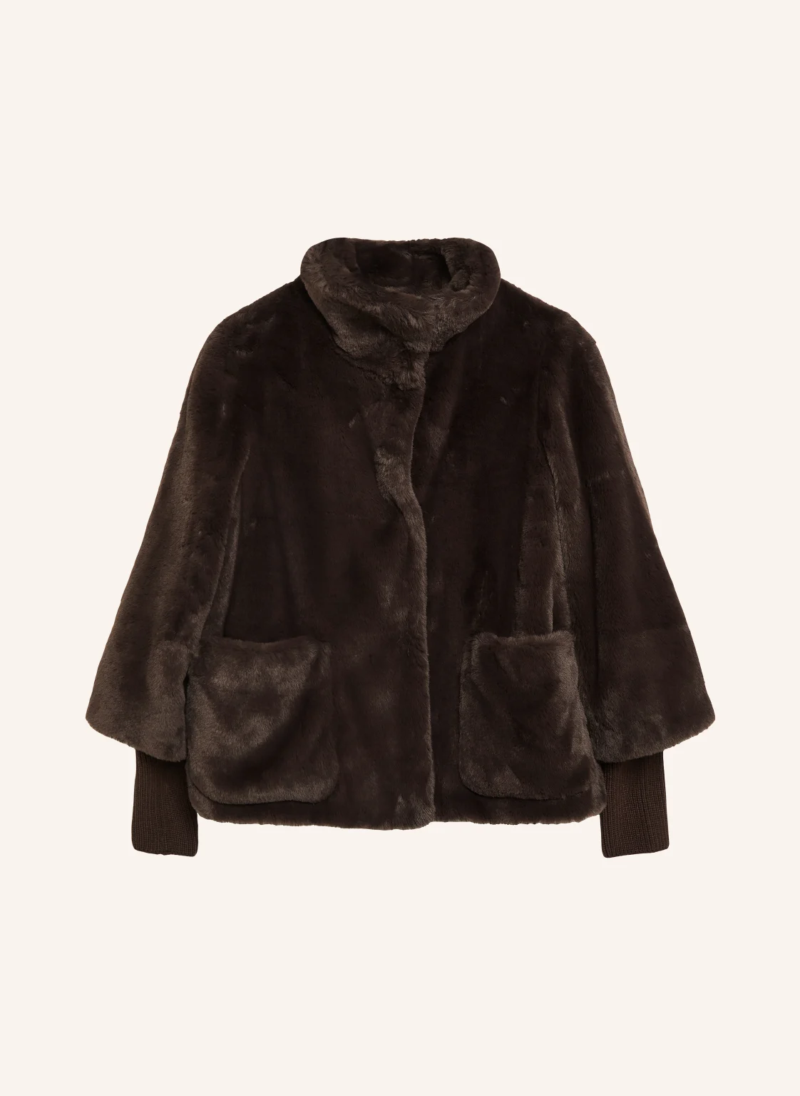 s.Oliver BLACK LABEL Kunstfell-Jacke