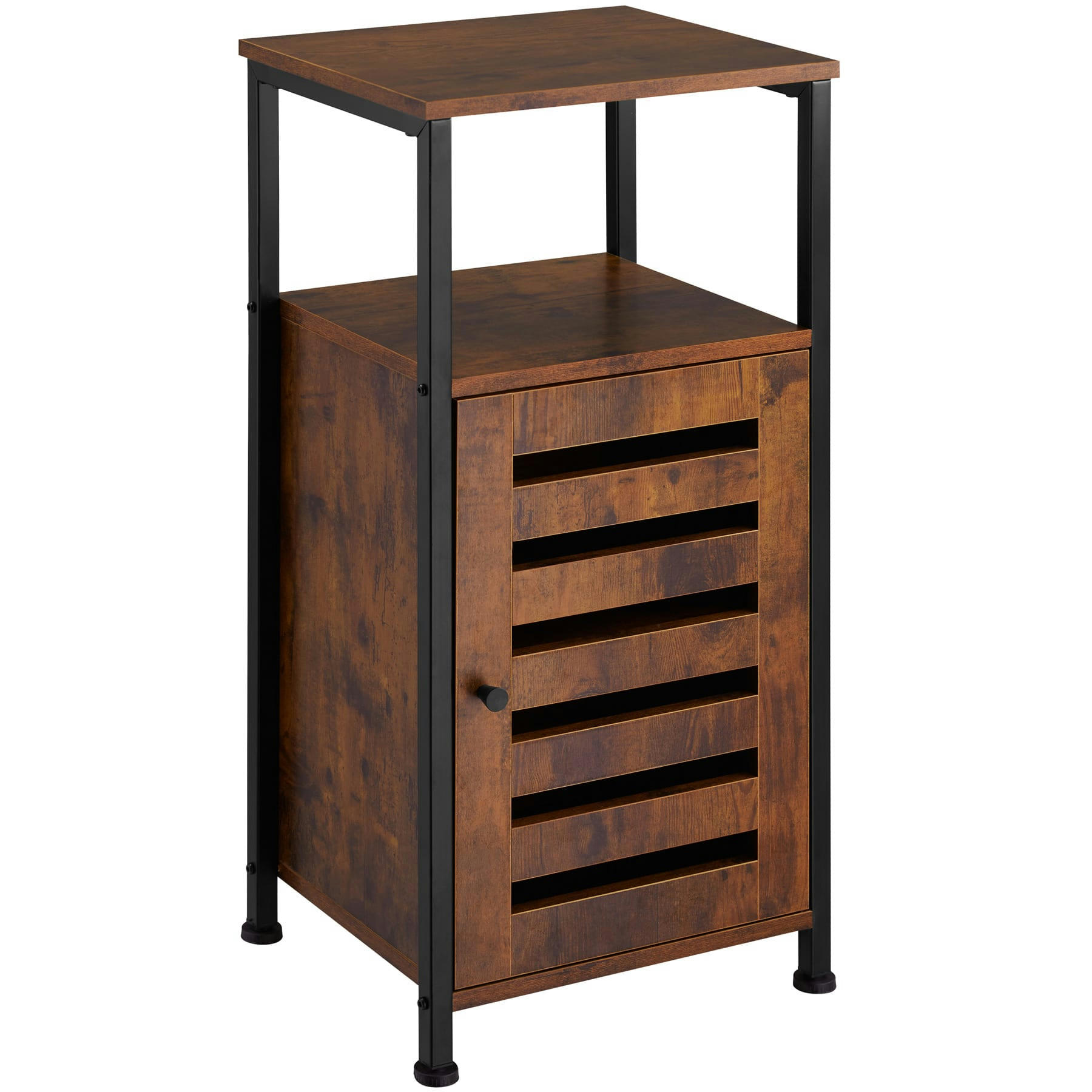 - Armoire d'appoint Style industriel Bois foncé industriel, rustique