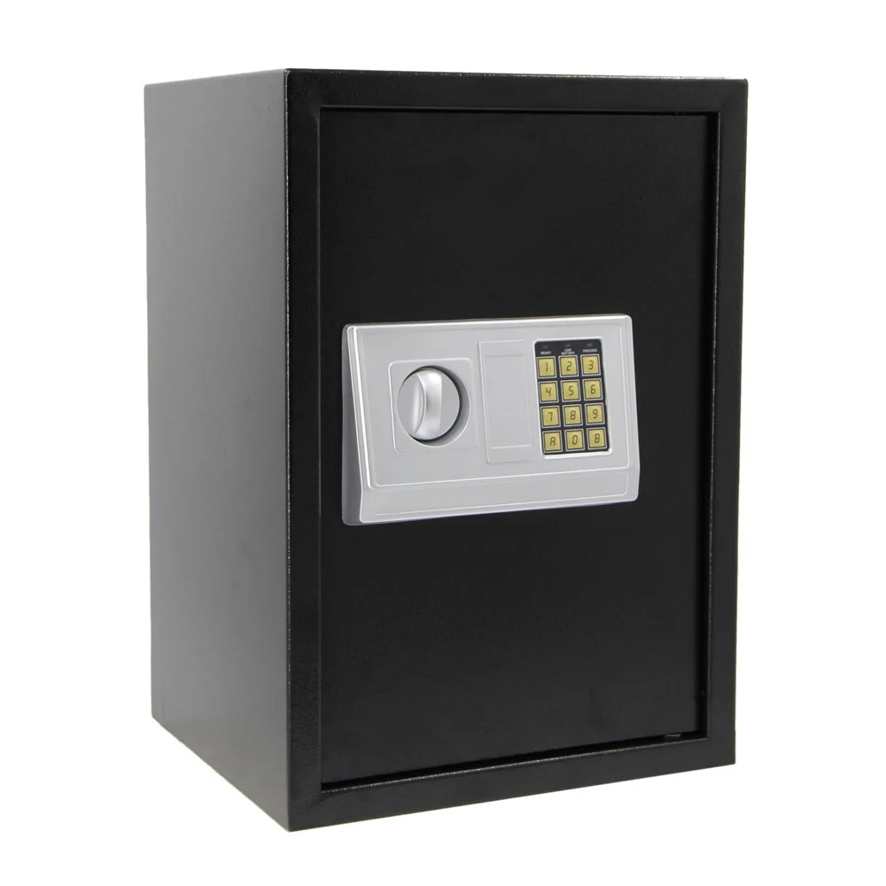 1.85 Cubic Feet Office Digital Keypad Safe with Code Black