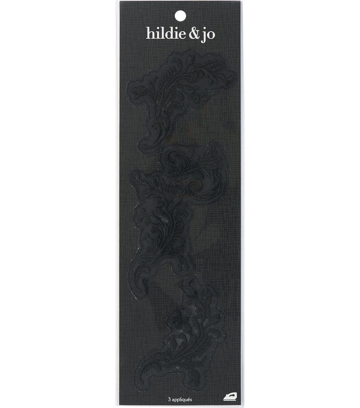 3ct Lace Scroll Flowers Iron On Patches by hildie & jo