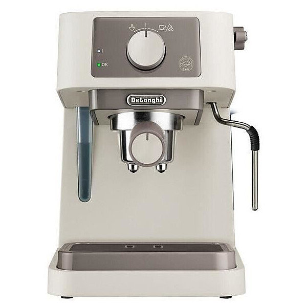 Machine a expresso - DELONGHI - STILOSA EC235.CR - Solo pompe - Bouilloire inox - Compatible ESE - Buse vapeur - Finition creme