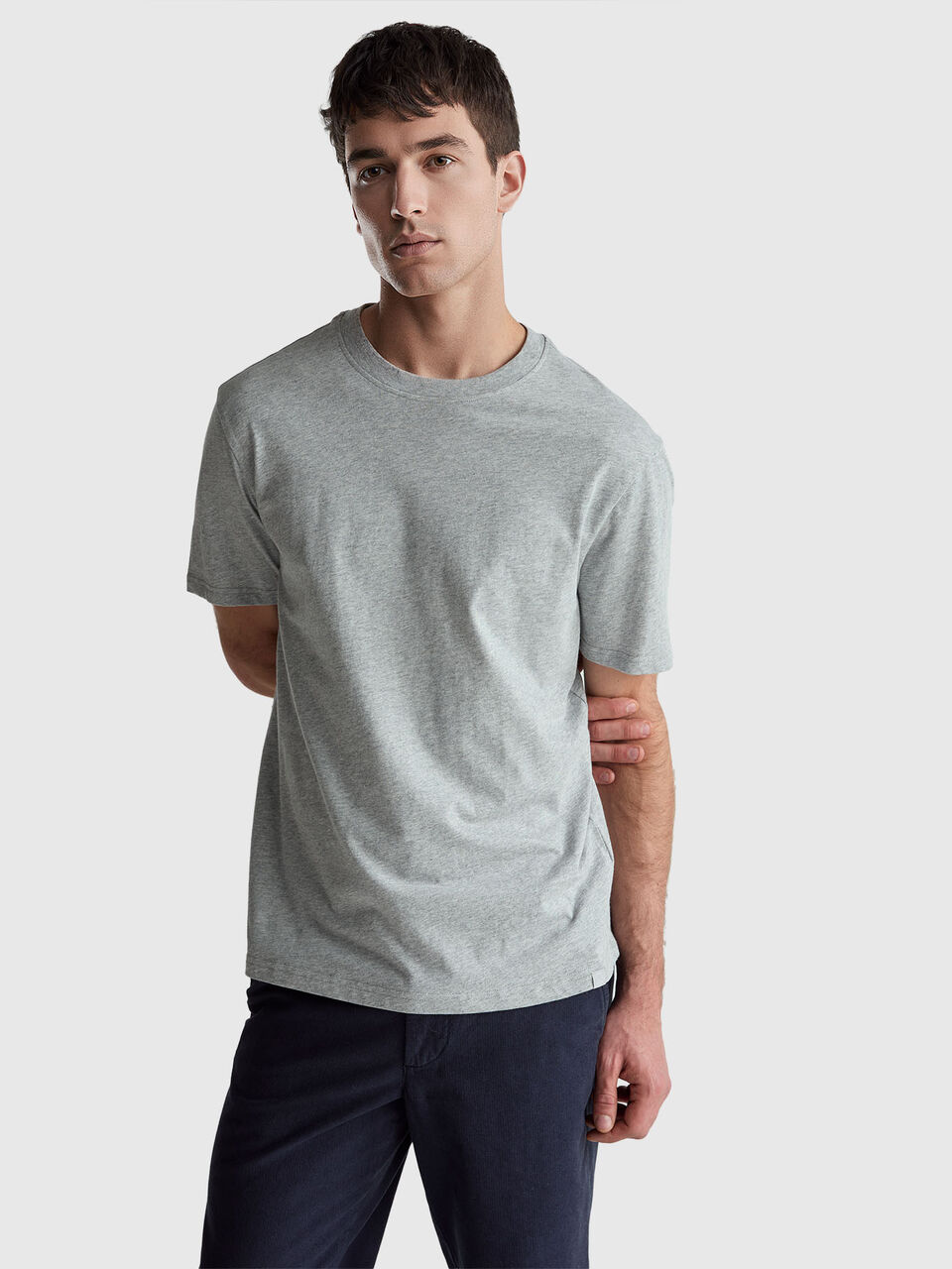 Long fiber cotton t-shirt