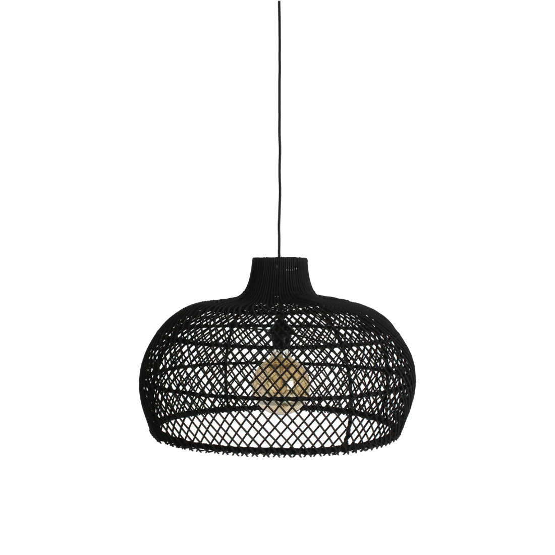 Raw materials hanglamp Maze L - zwart - 57x57x36 cm