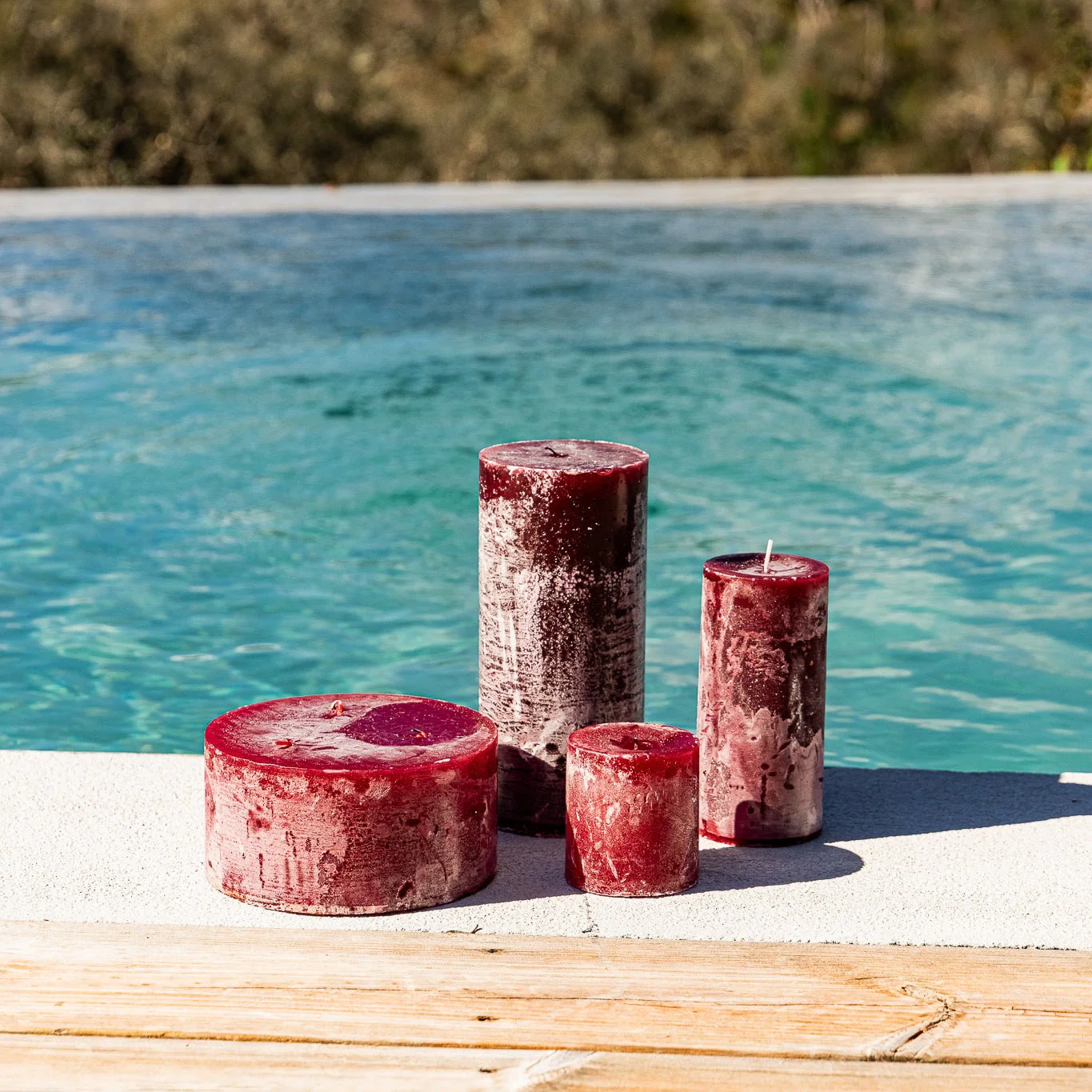 Vela Vermelha 15x7,5 RUSTIK