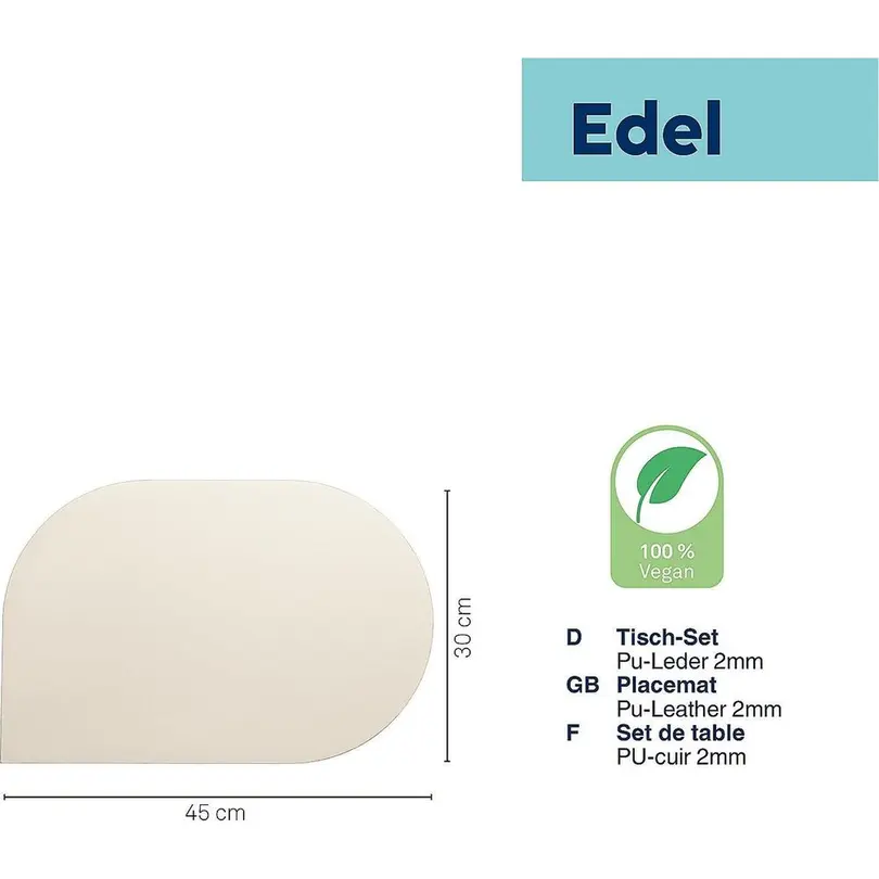Tischset Edel