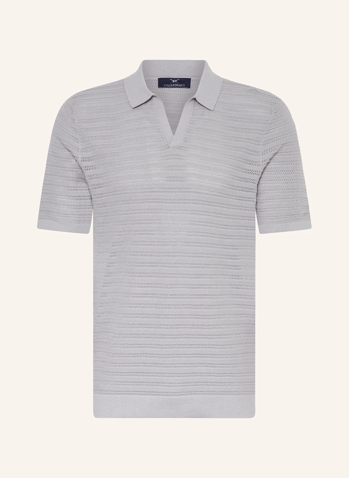 STROKESMAN'S Strick-Poloshirt