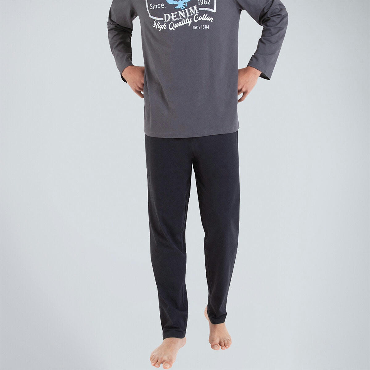 Pyjama T-shirt manches longues