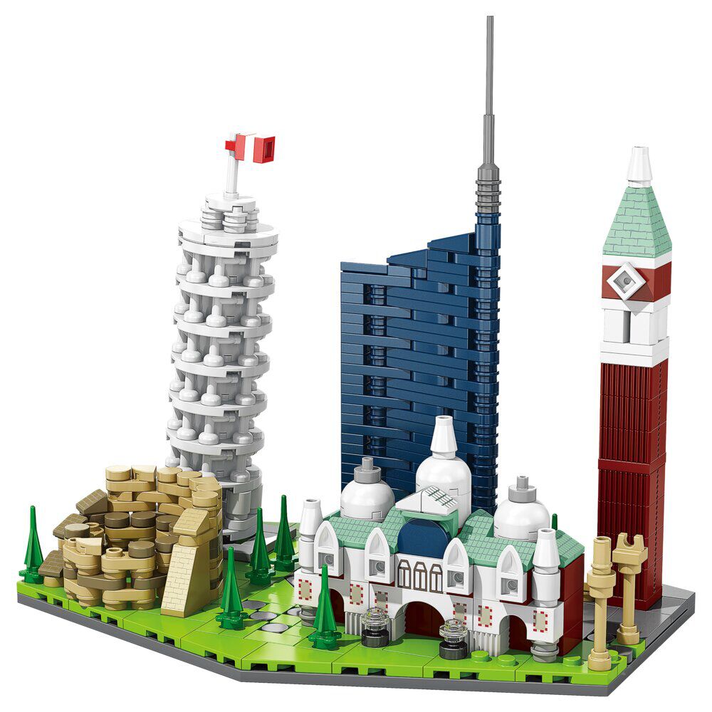 Bloc de construction Skyline 593 pièces (4 modèles)