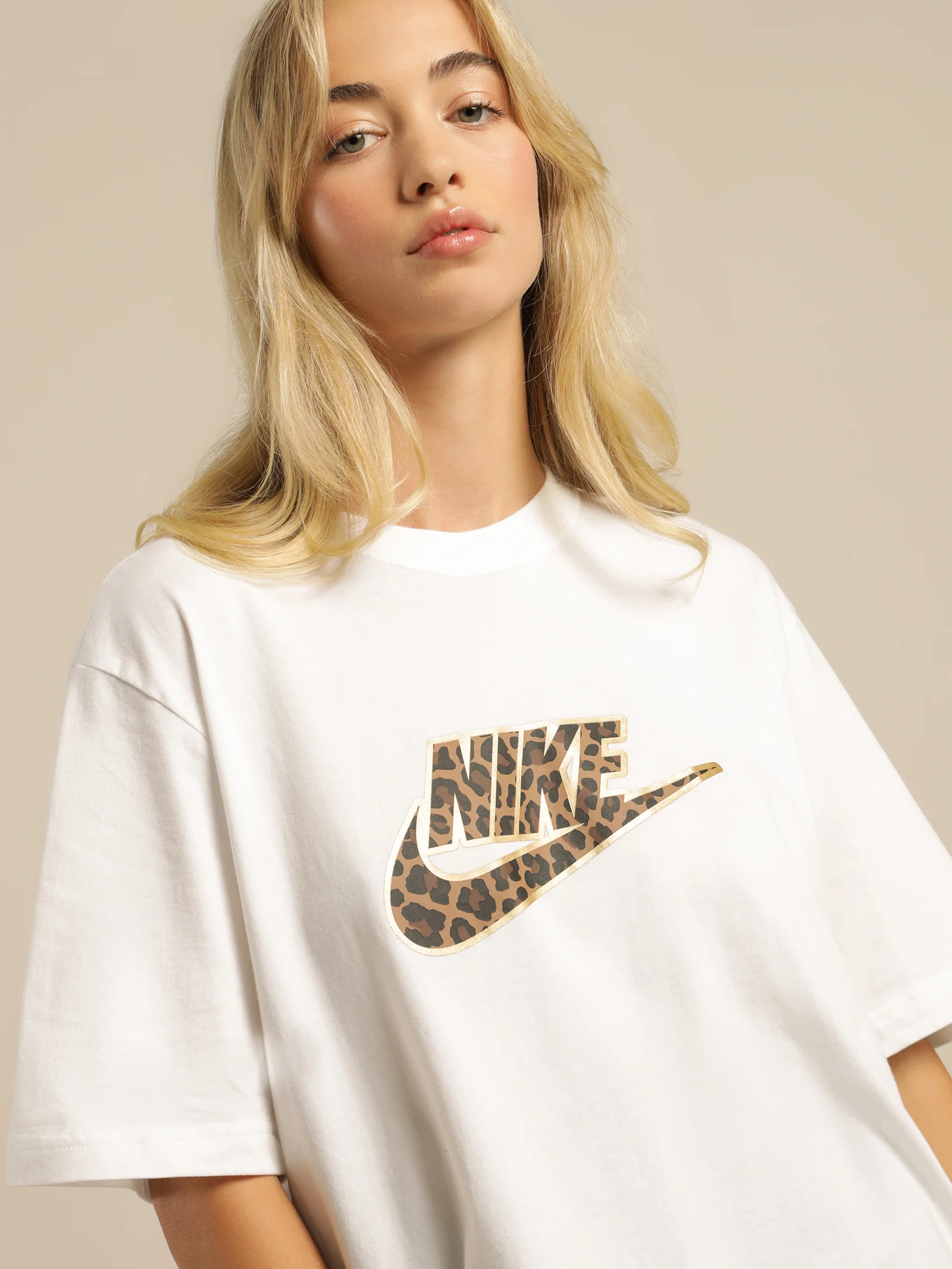 Sportswear T-Shirt Boxy Leopard
