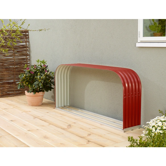 Holzlager »Lignum 401«, Zincalume®, BxHxT: 42,5 x 28 x 143 cm