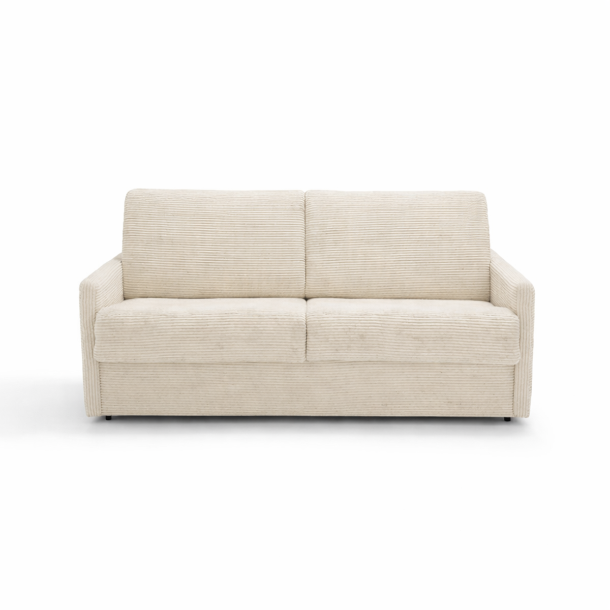 Calicosy - Slaapbank 3-zits in geribbeld fluweel Cosenza