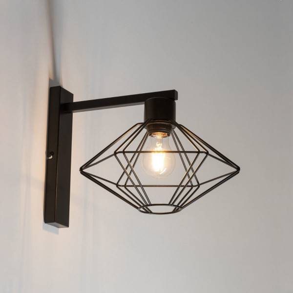 Kinkiet czarny Vario 1xE27x15W wym:25x28x35cm IP20 Sigma Lighting