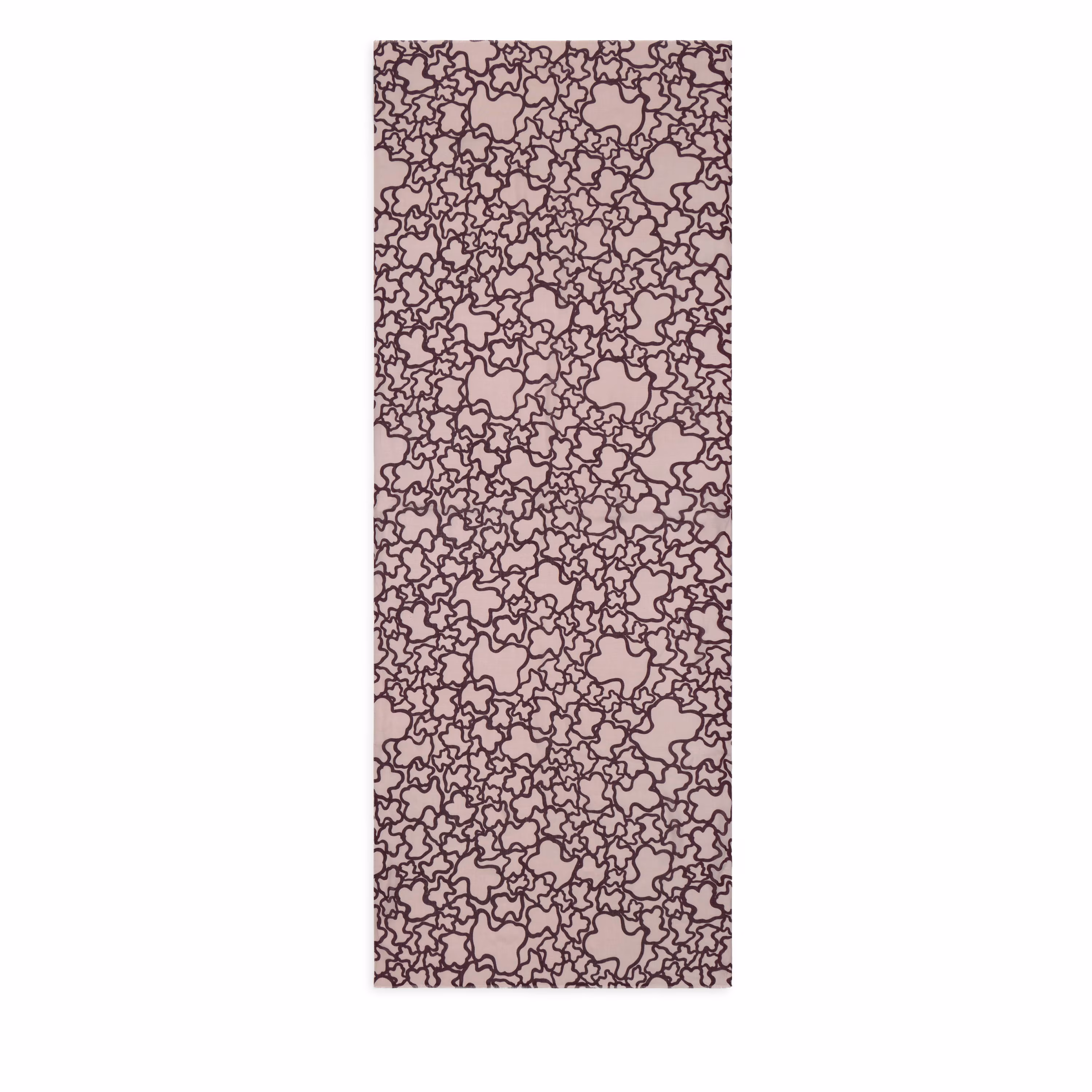 Foulard Kaos en color burdeos