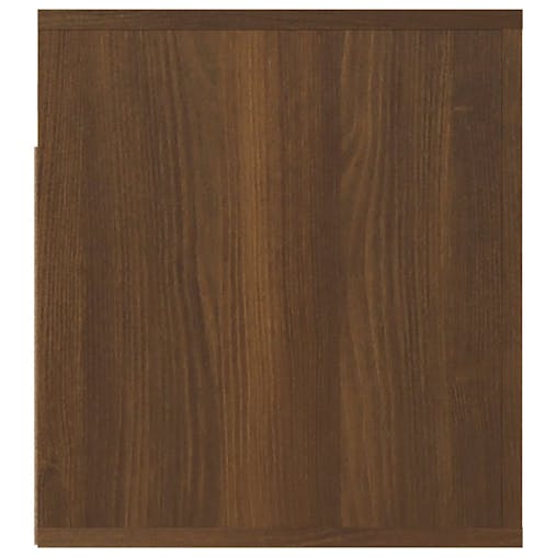 NNEVL Wall-mounted Bedside Cabinets 2 pcs Brown Oak 50x36x40 cm