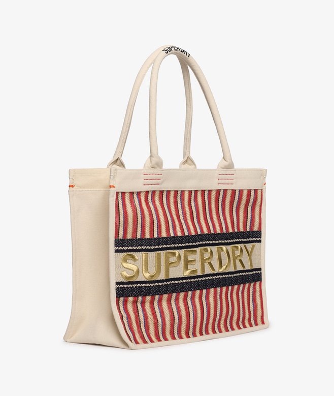 Luxe Embroidered Tote Bag