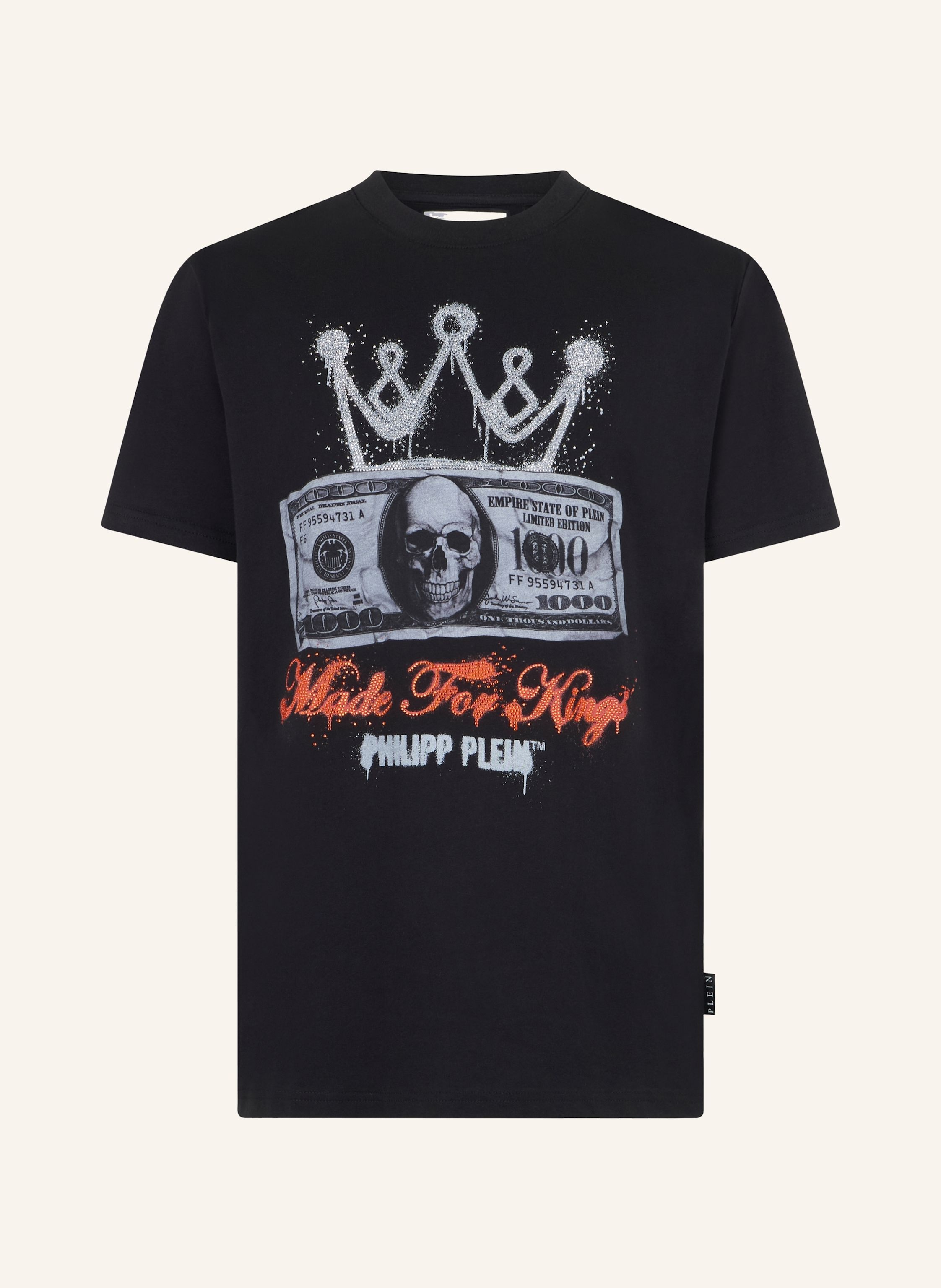 PHILIPP PLEIN Kurzarm-Rundhals-T-Shirt
