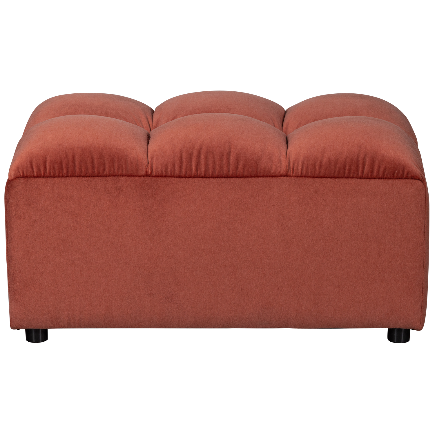 WOOOD hocker Allure - Gewassen Velvet Stof - Blush