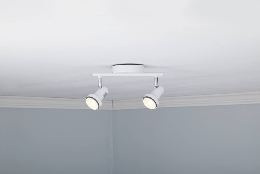 NOMA Summerhill 2-Light Track Light, Gloss White