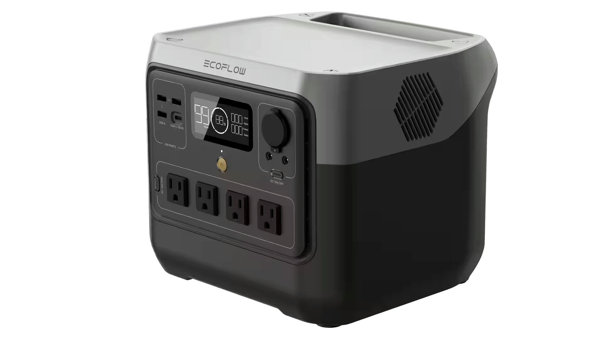 EcoFlow 800W Output/1600W Surge RIVER 2 Pro LFP Battery Solar Generator 70 Min Fast Charge