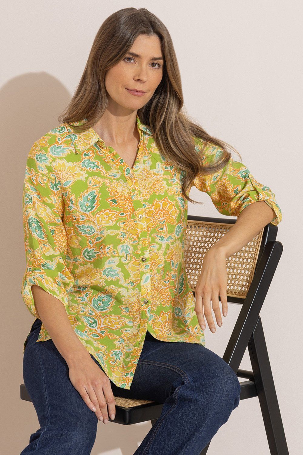 Klass. Garden Print Blouse