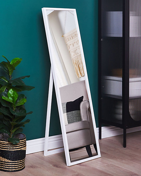 Miroir sur pied TORCY 140 cm Blanc