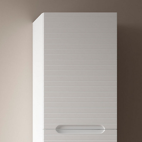 Meuble d'appoint de salle de bain BOREAL 35x27 cm finition BLANC mat à suspendre Kibath