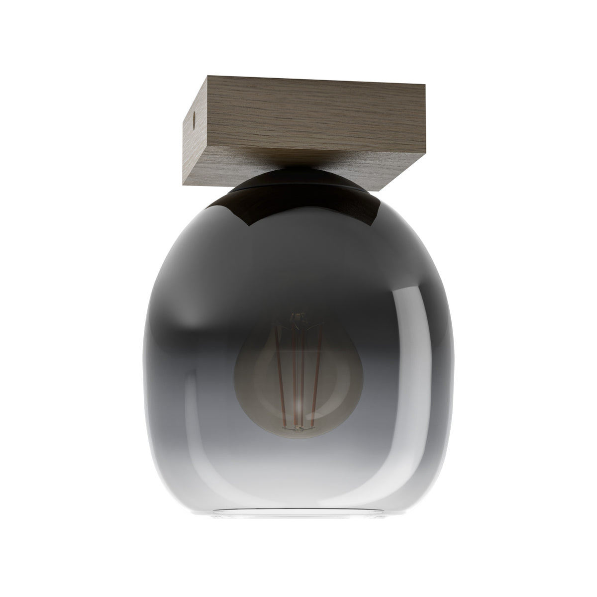 EGLO plafondlamp Filago - e27 - 14.5 cm - bruin