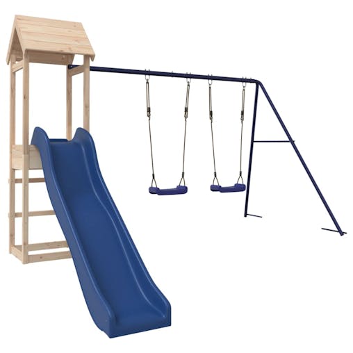 NNEVL Outdoor Playset Solid Wood Pine