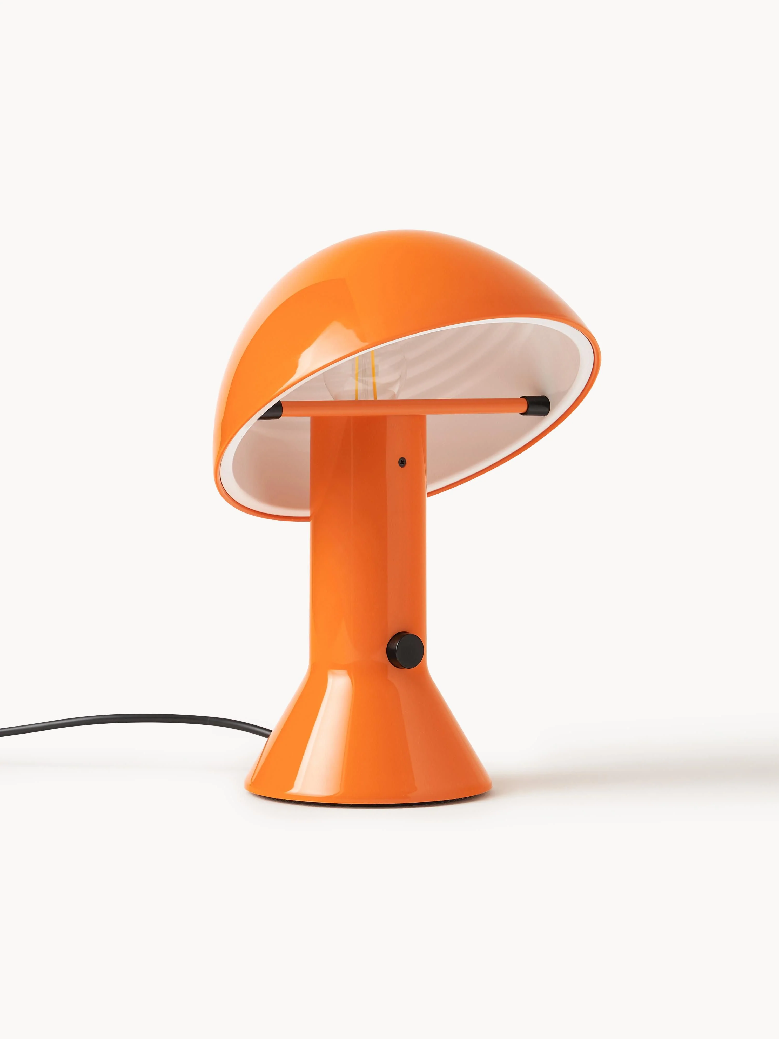 Kleine Tischlampe Elmetto mit verstellbarem Lampenschirm