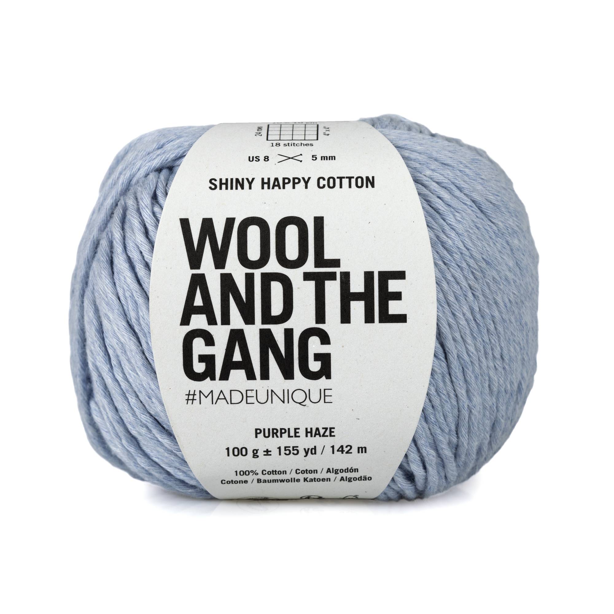 Wool and the Gang Purple Haze Shiny Happy Cotton 100g