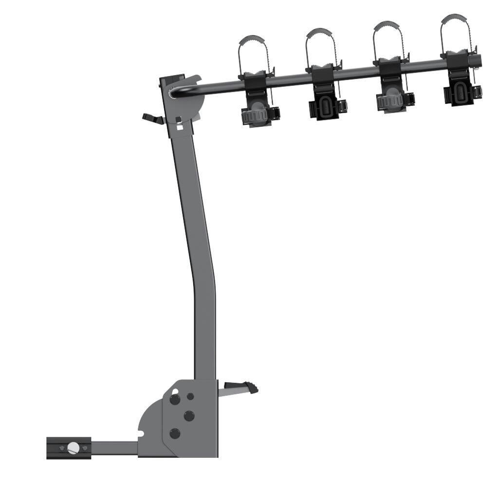 Raleigh 4 Dual Arm Hitch Mounted Hanging Bike Carrier, 4-Bikes